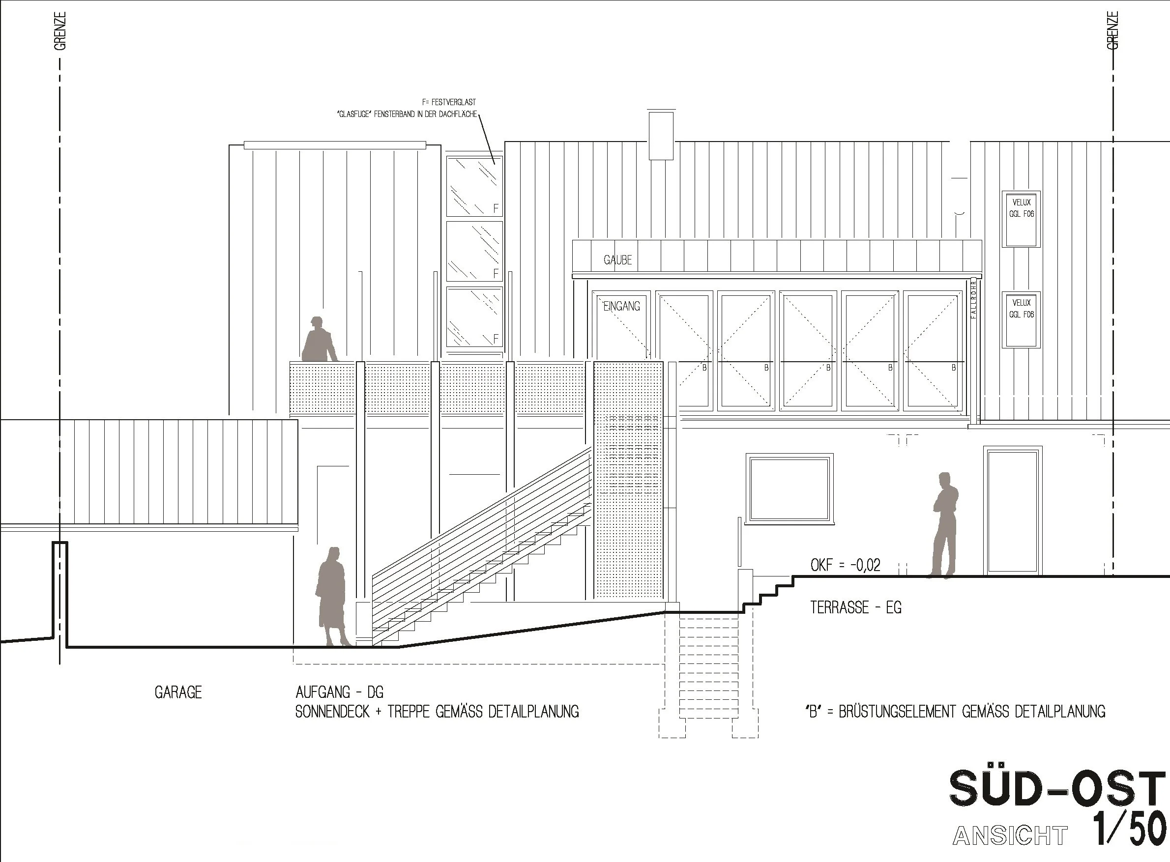 Dachgeschoss Erschliessung über Aussentreppe