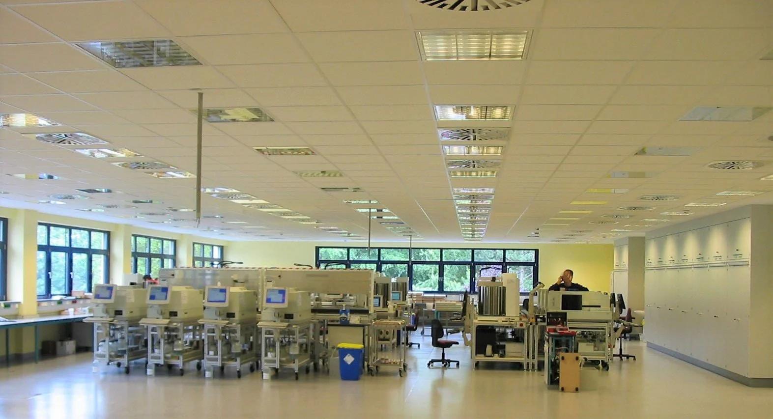 Innenraum eines Labores Architekt Schluck