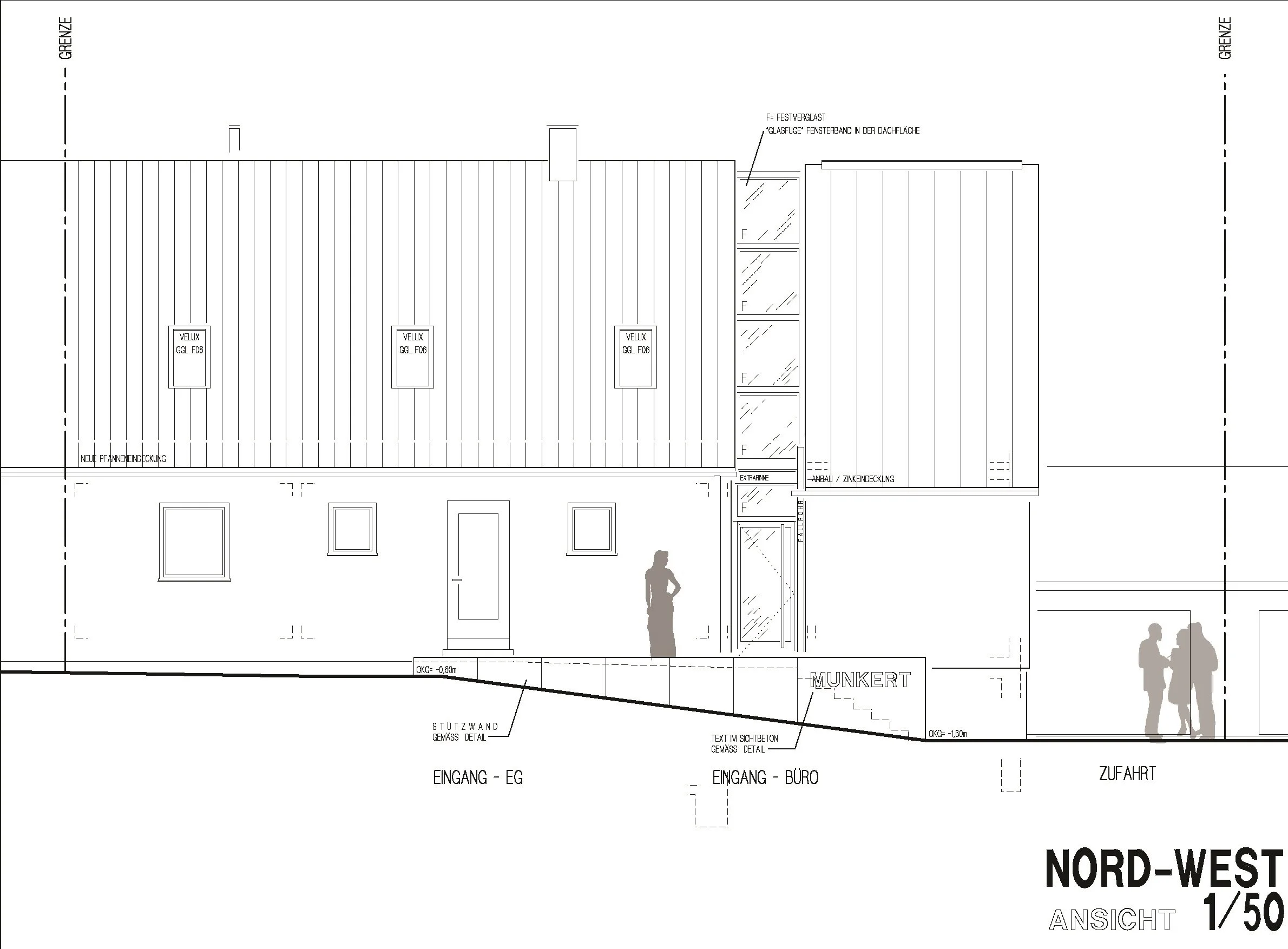 Ansicht Wohnhausumbau Architekt Schluck