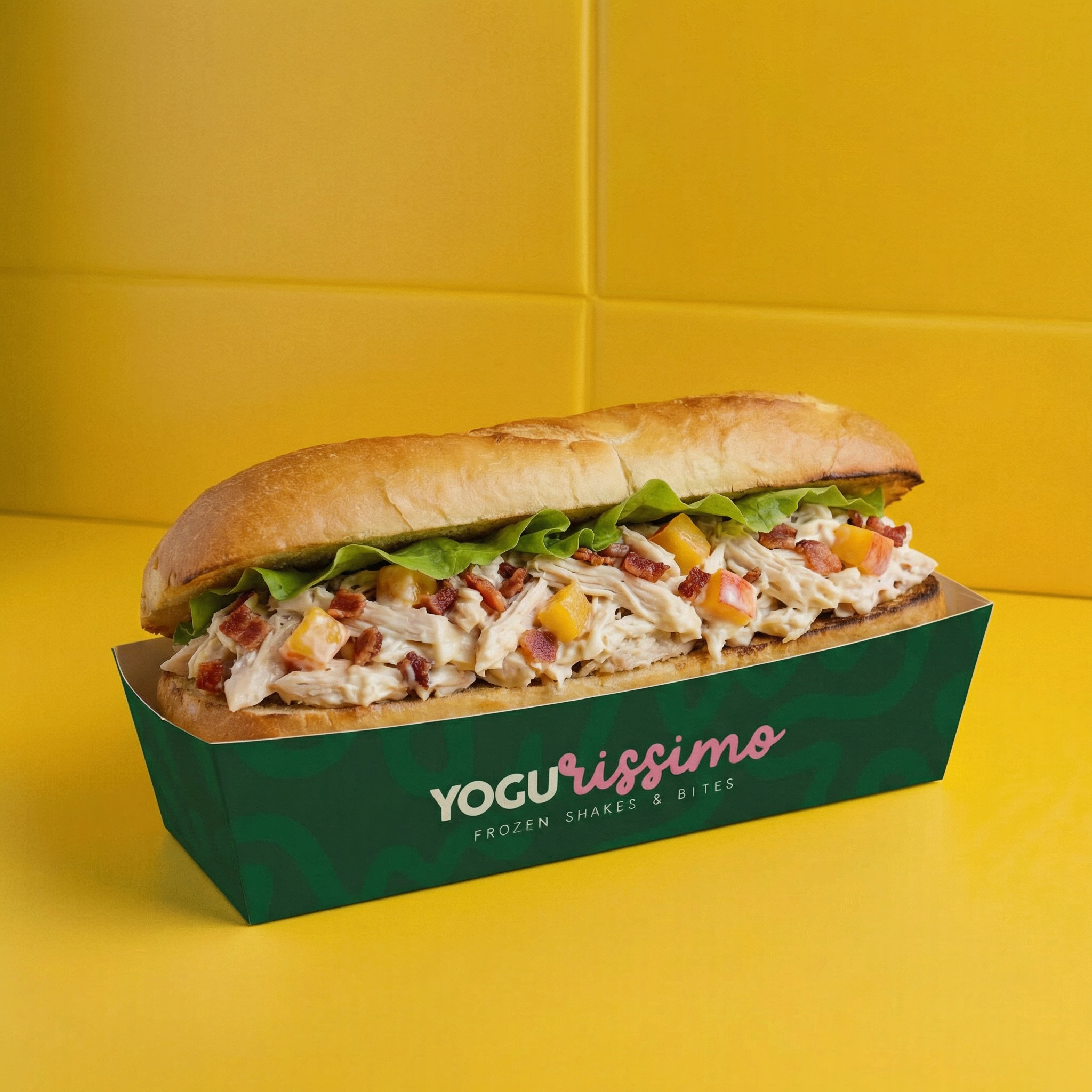 Sanduche Hawaino de Pollo