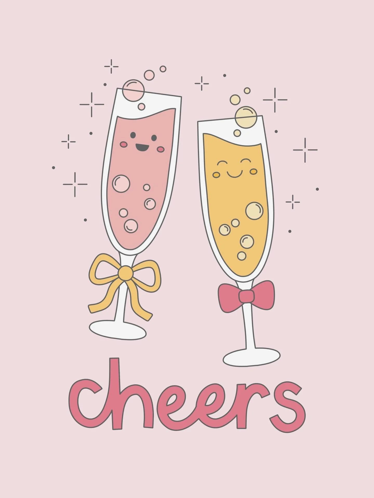 Cheers to the New Year! Here&rsquo;s to fresh starts, big smiles, and all the little moments that make life fun. 

#cheers #newyear #handlettering