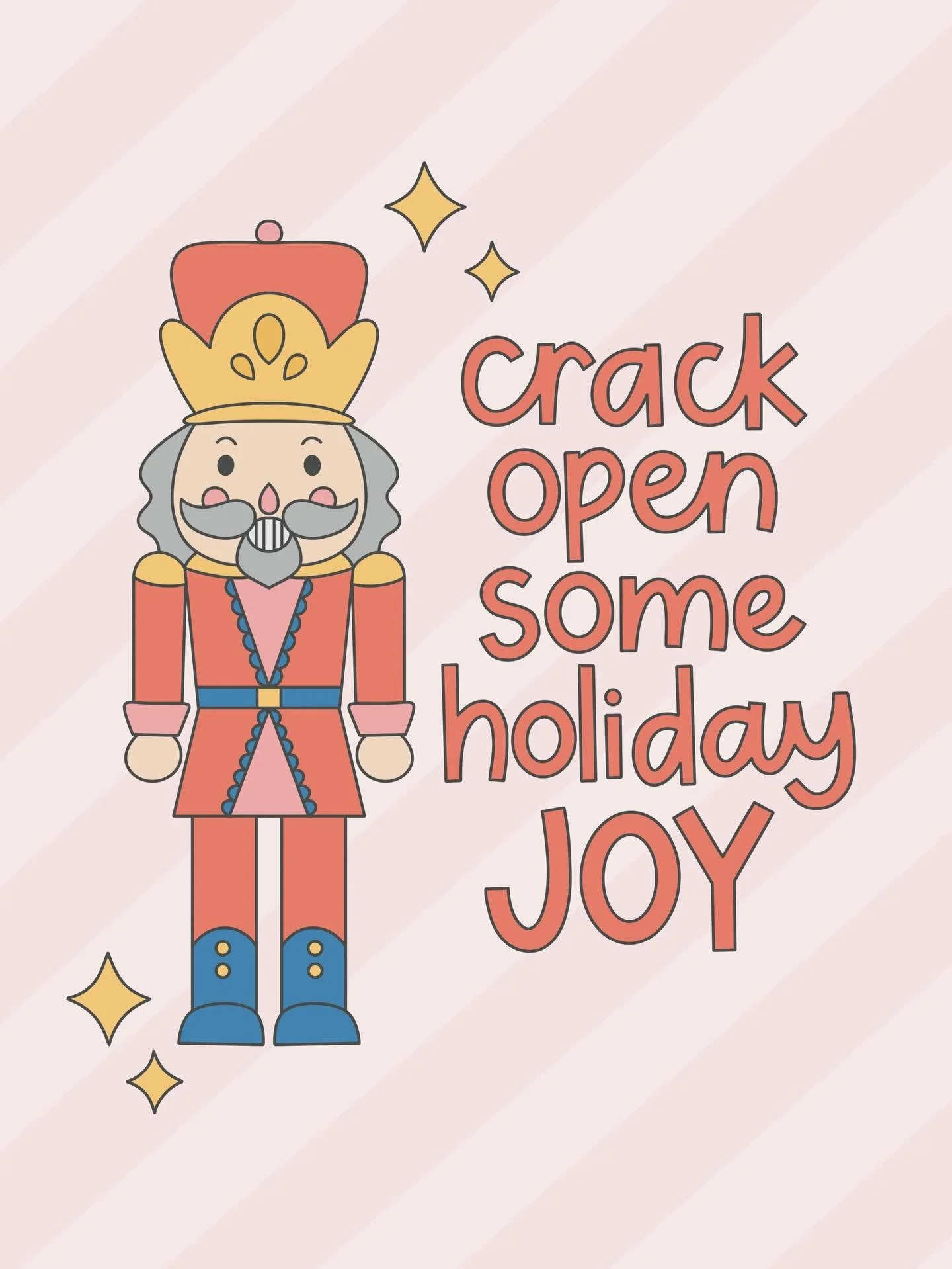 Hope you got to crack open some holiday joy today! Merry Christmas! 

Prompt &ldquo;Red &amp; Retro&rdquo; for #frostyandfestive2025 

@roymeister @heyalissandra @jenprocreates @snippetsofwhimsy @heathermuellerdesign 

#nutcracker #handlettering #chr