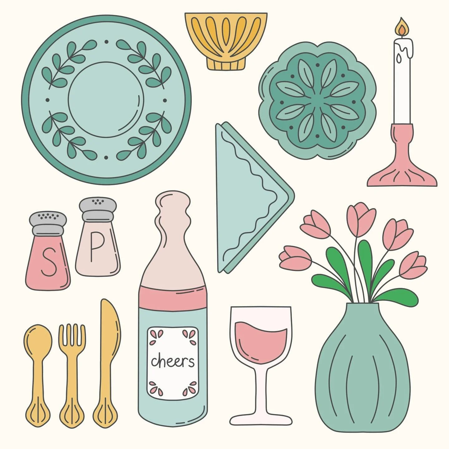 Week two of #75Art with @gennablackburn had me looking at everyday things in a whole new way. I focused on drawing little items from around the house that fit each prompt and could work as repeat patterns later.

Turns out the most ordinary objects m