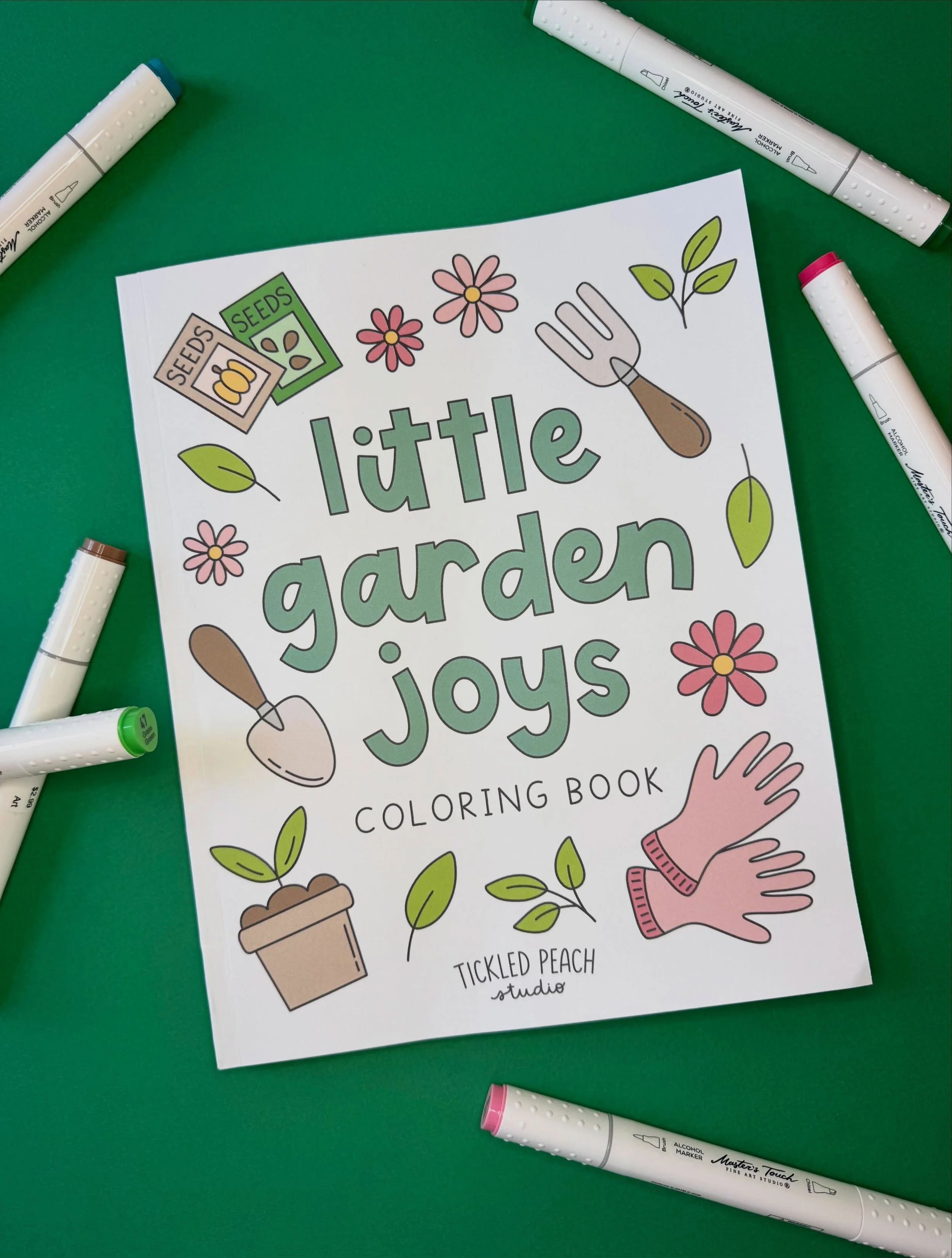 Who&rsquo;s ready to start coloring? So many cute pages, I don&rsquo;t know where I want to begin! All 30 hand-drawn pages are so fun and will surely bring a smile while you are coloring. 

#coloringbook #kawaii #adultcoloring #gardening