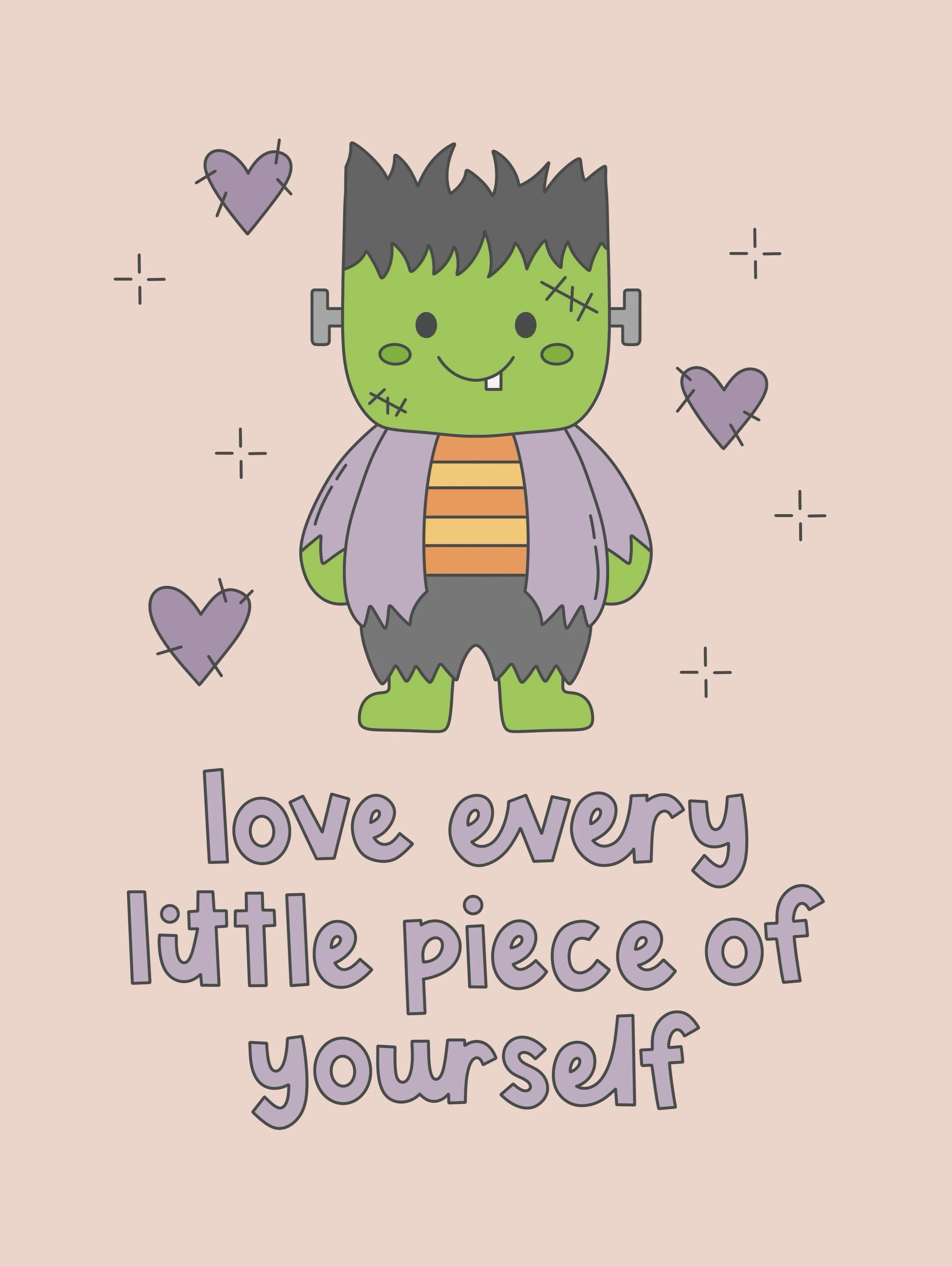 Even if you feel a little bit stitched together sometimes, remember that every little piece of you makes you uniquely YOU! Embrace your quirks. Celebrate your differences. Give yourself a little extra love! 

#positivevibesquotes #selflove #kawaiiart