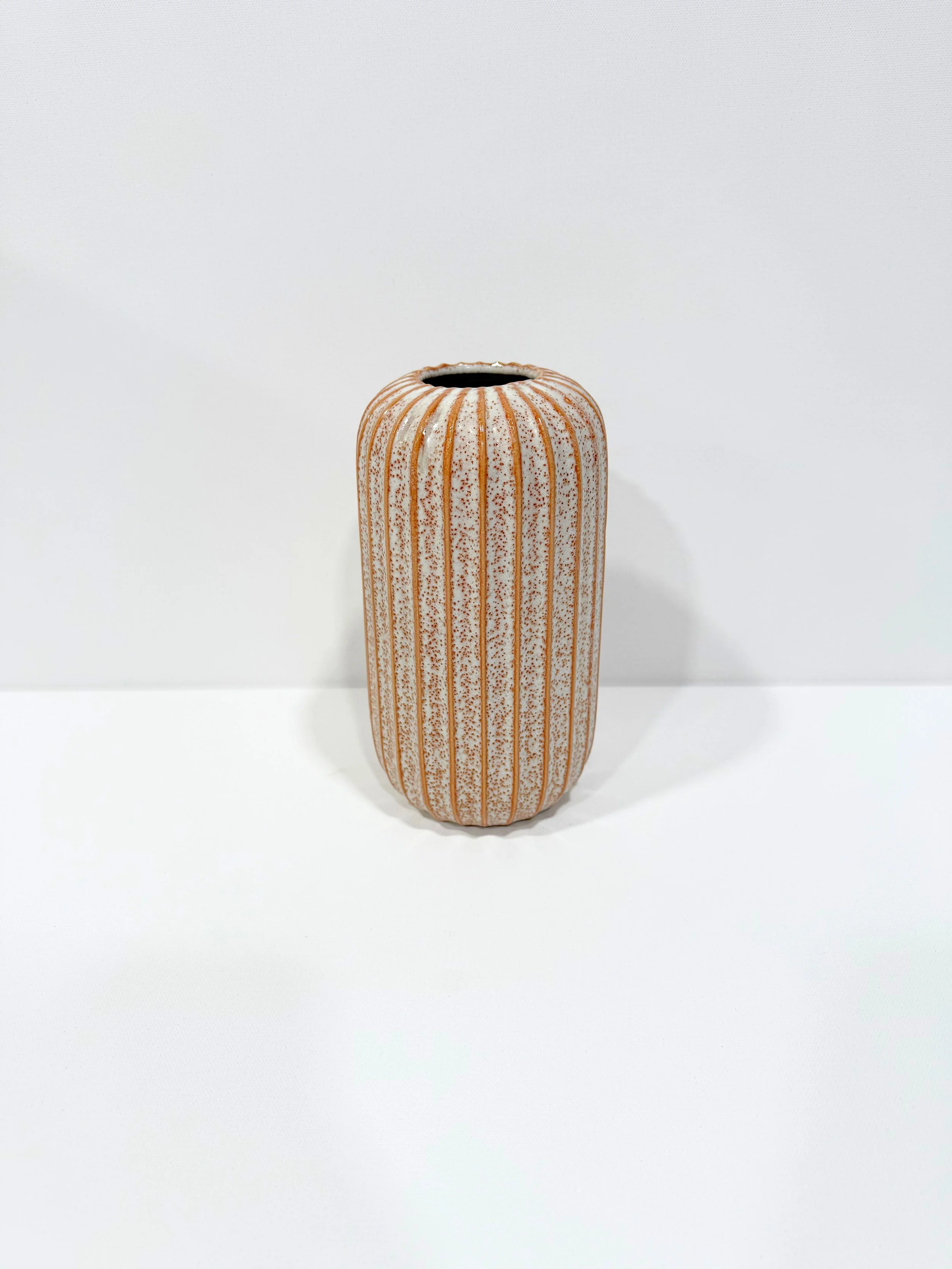 Tall Striped Vase