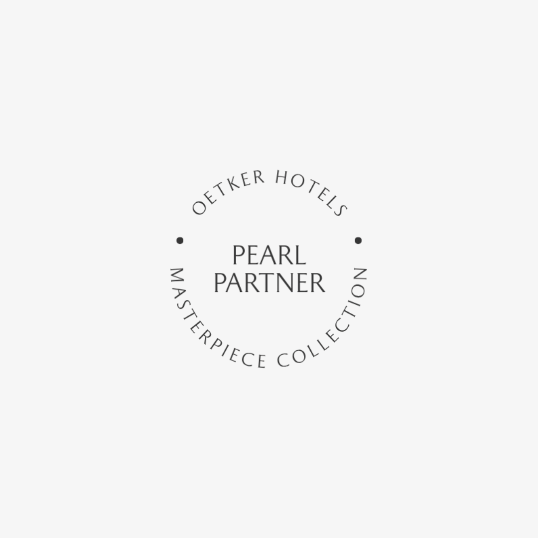 Logo for Oetker Hotels Masterpiece Collection featuring Pearl Partner
