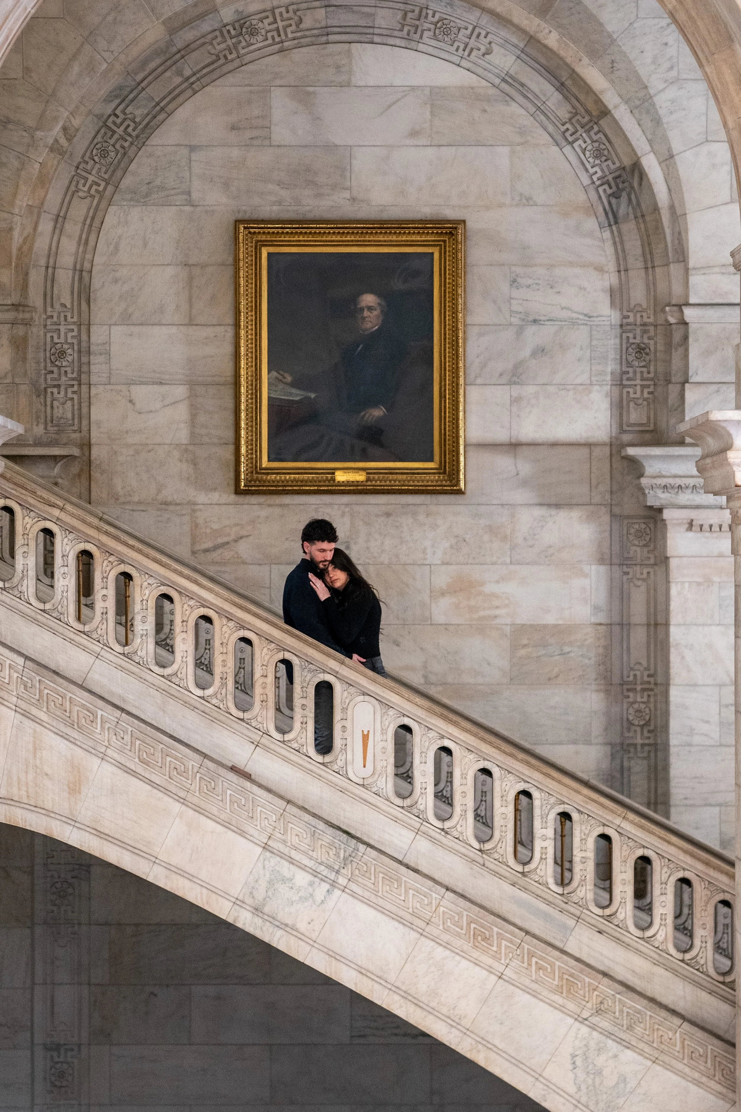 How to Plan and Photograph a Surprise Wedding Proposal at the New York Public Library in NYC