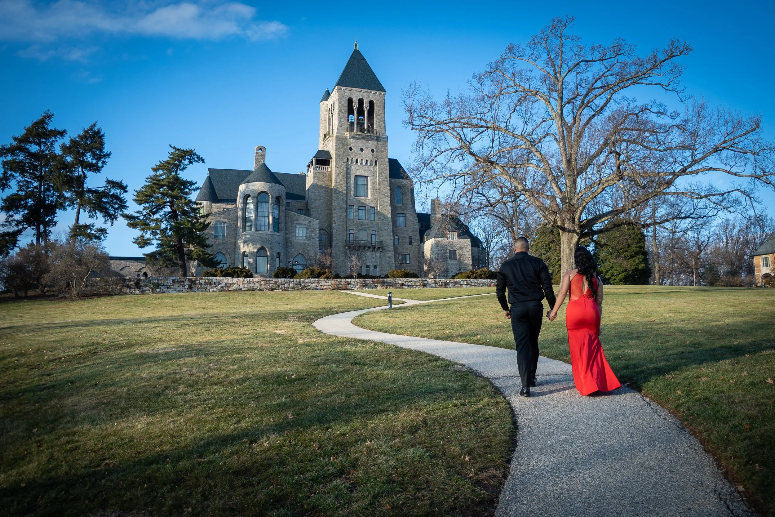 Engagement Photos Fit for Royalty at Glencairn Castle