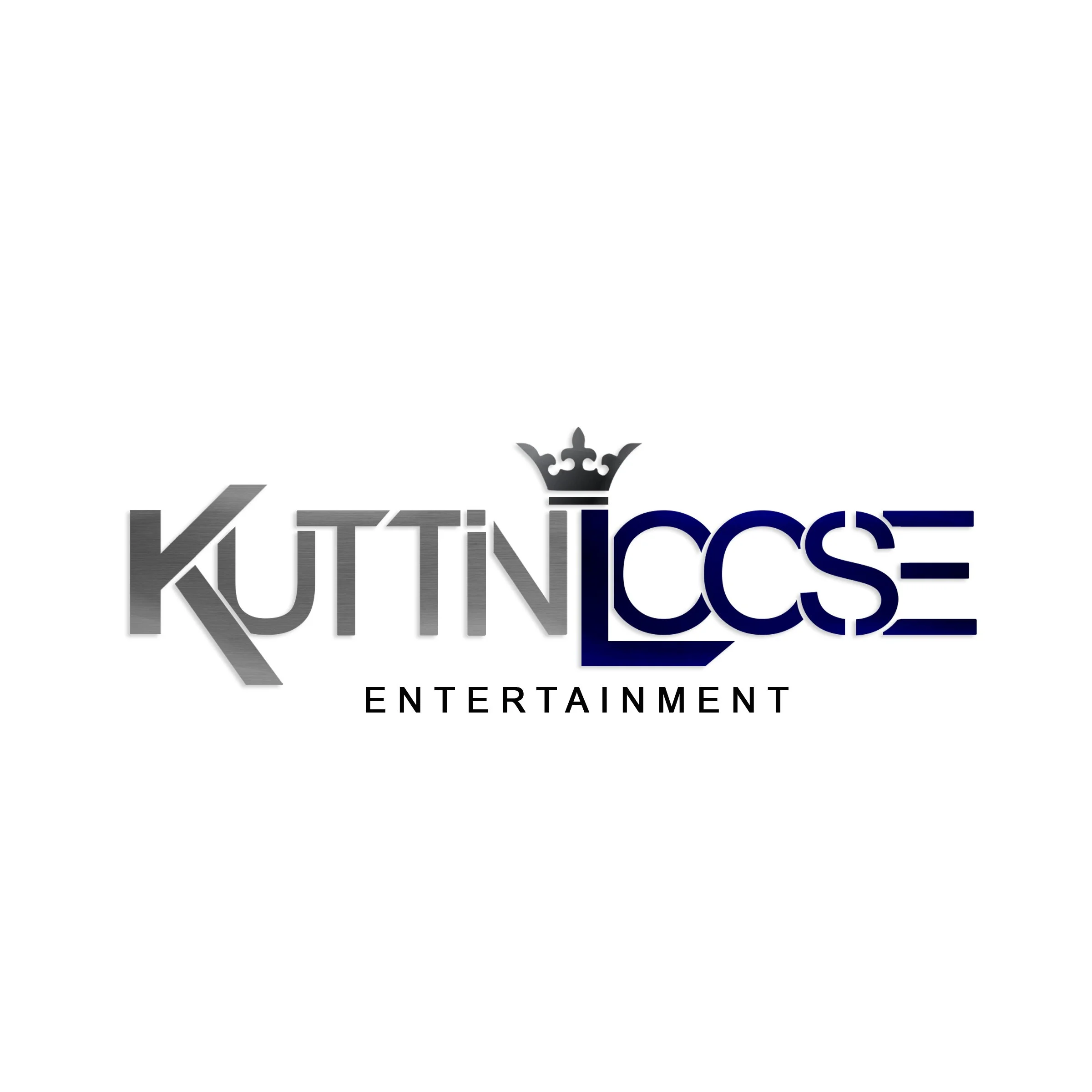 Kuttin Loose Logo Silver_Blue Crown.jpg