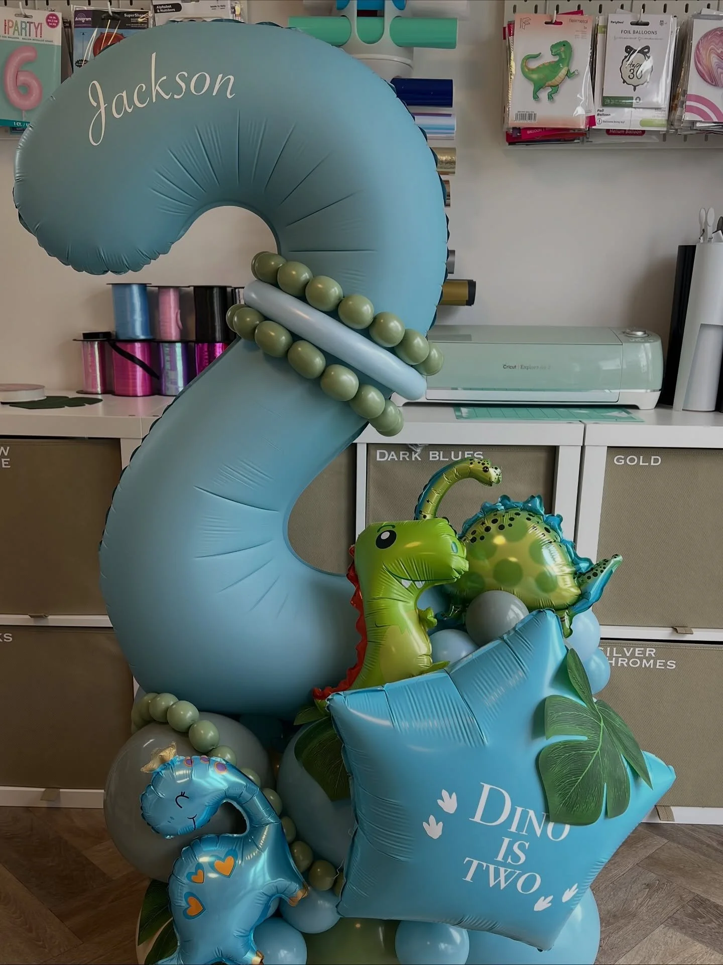 Dino theme part 2 🦕🦖 
#invernessballoons #party #dinotheme