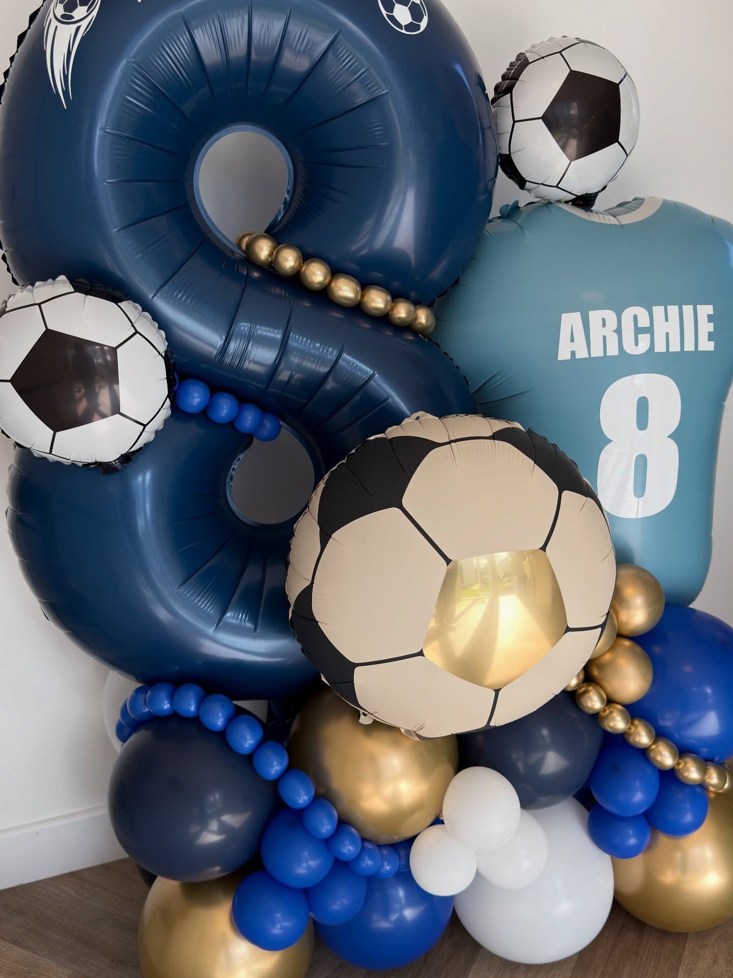 Archie&rsquo;s FIFA Football themed number stack 🏴󠁧󠁢󠁳󠁣󠁴󠁿⚽️