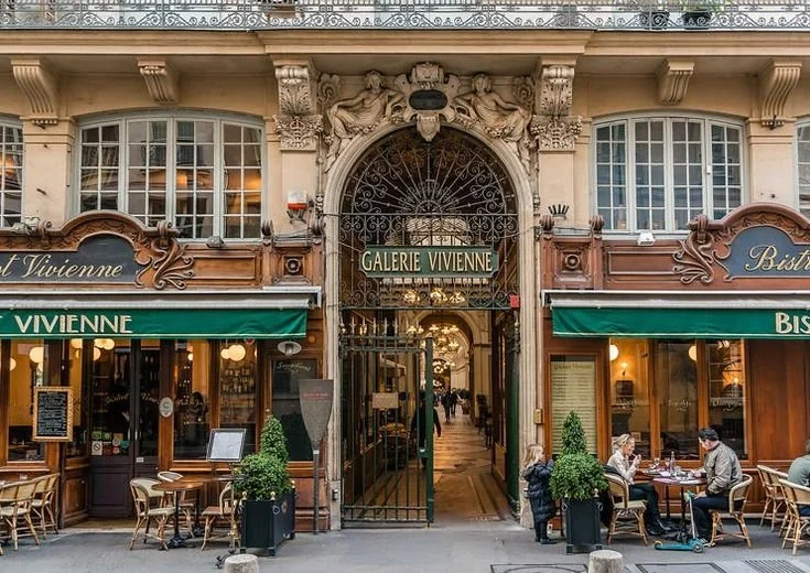 Vivienne gallery entrance, Paris.