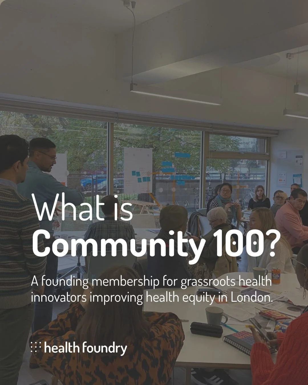 Your work in health matters. Be part of a community that supports it. 

Community 100 is our new founding membership,  100 places, 12 months, built for people doing real work in health who are ready for a space and community to match.

You're an earl