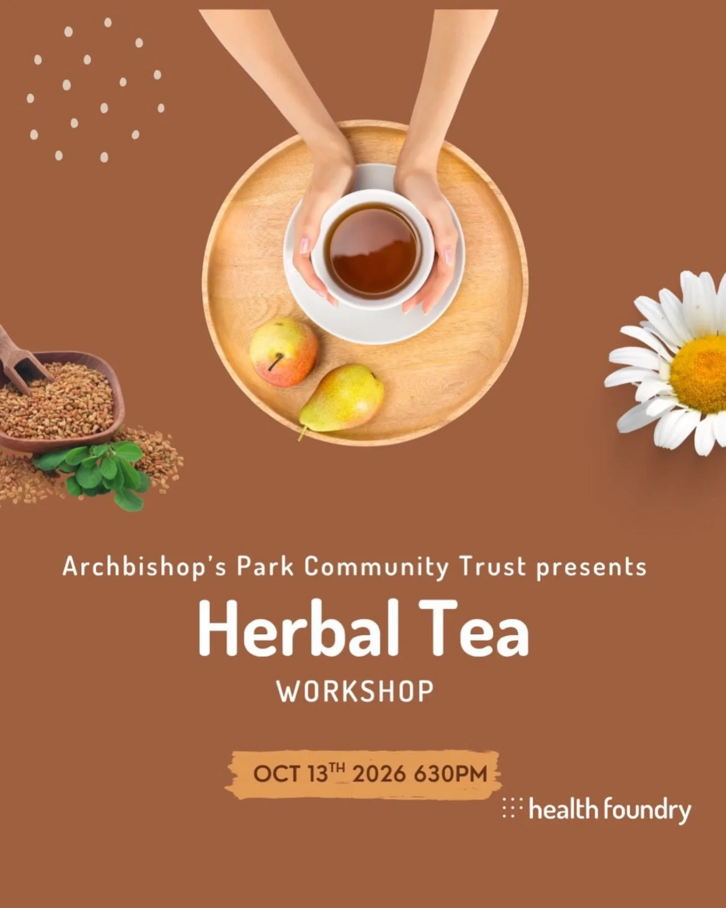 Taste Blind, Trust What You Feel.
Join us in partnership with @archbishops_park_ct  for an evening making your own tea blend and oxygen to take home. Book via [link in bio]