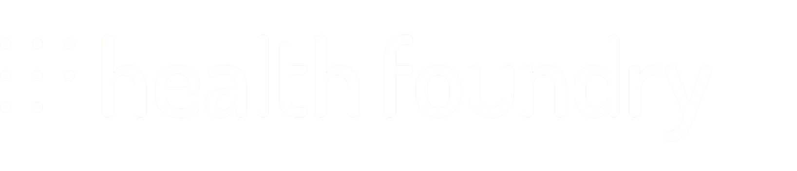 Health Foundry  White Logo