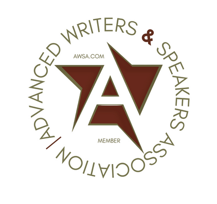 Logo for Advanced Writers & Speakers Association (AWSA) with a central letter A and surrounding text.