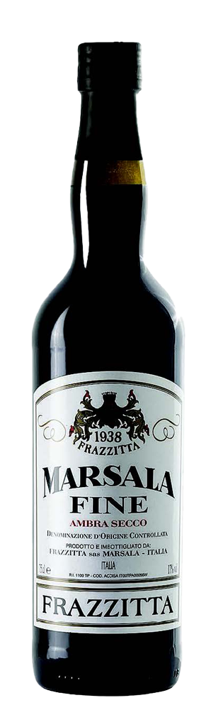 Bottle of Fortified Cooking Wine Frazzitta Marsala