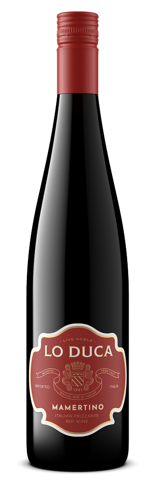 A bottle of Lo Duca Mamertino