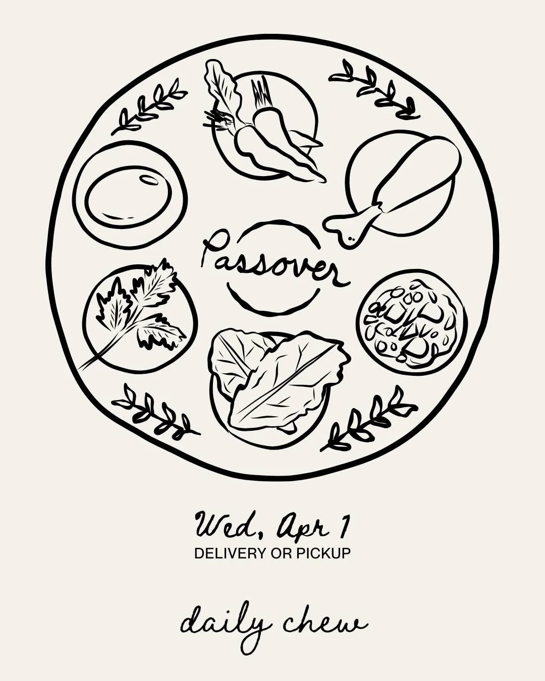 Passover pre-orders are officially OPEN! ✡️

It&rsquo;s closer than you think. Secure your matzah ball soup, seder plate, brisket, latkes, + so much more for your seder.

Link in bio to order.