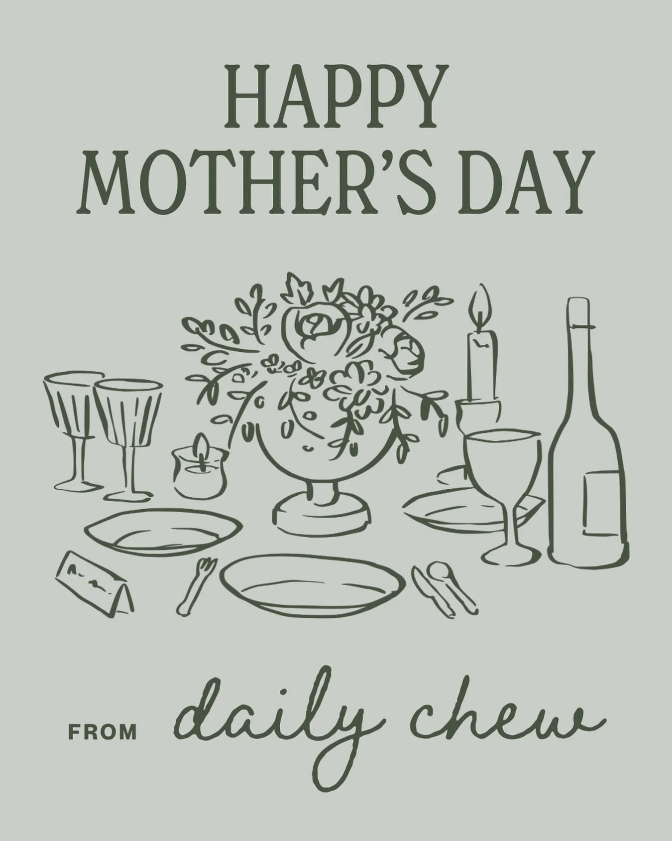 One month until Mother&rsquo;s Day 💐 Make her day easy and delicious. Reservations now open - grab your spot before they&rsquo;re gone! Link in bio.