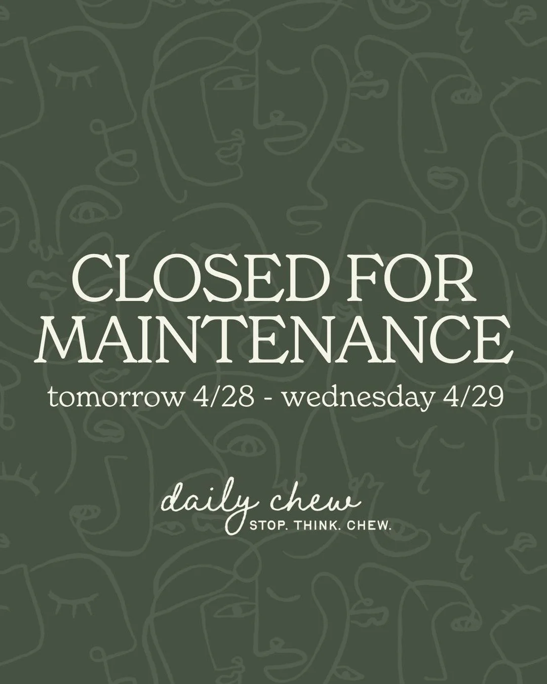 Quick heads up - we&rsquo;ll be closed tomorrow through Wednesday for a little maintenance behind the scenes 🛠️

We&rsquo;ll be back and ready for you Thursday from 8-3 with all your favorites.

See you then 💛