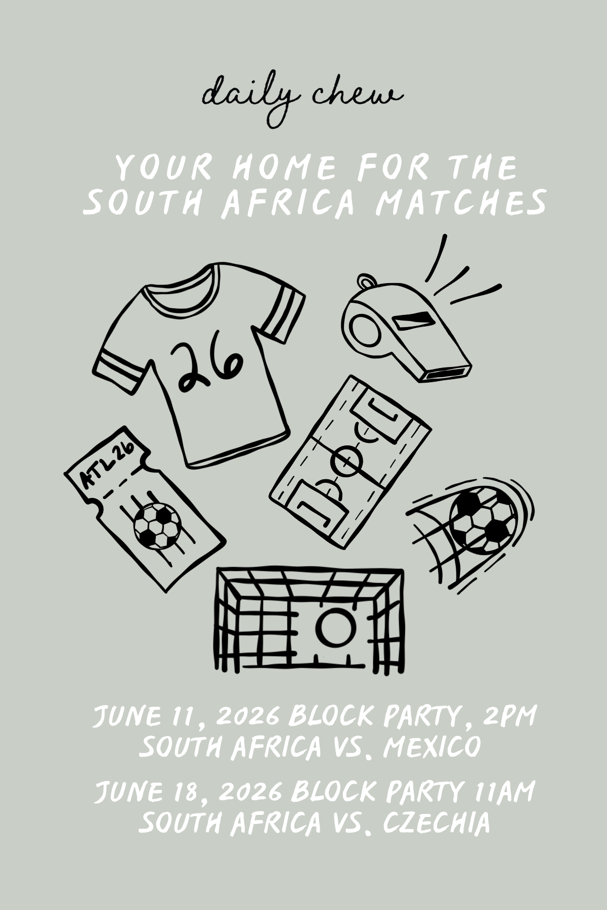 World Cup watch parties featuring South Africa teams and showing soccer, FIFA, matches and games