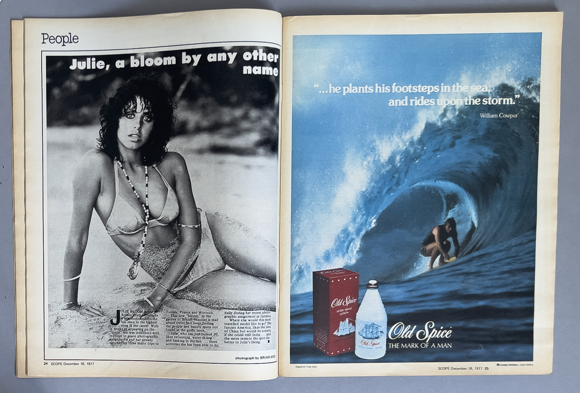 Old Spice Print ad 1977
