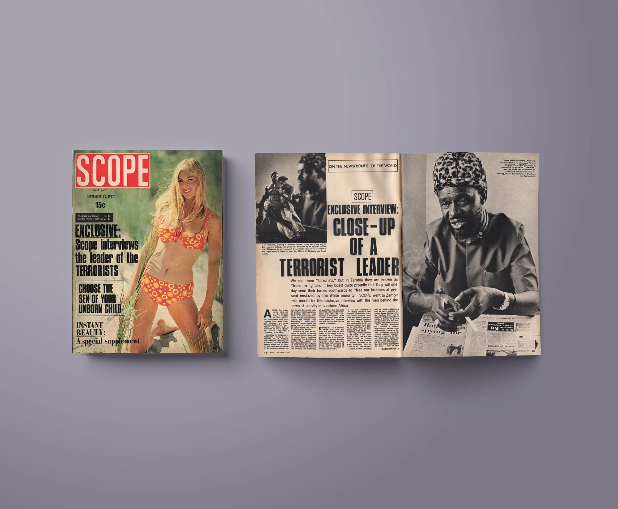 James Robert Dambodza Chikerema, Leader of the Zimbabwe African peoples’ Union (ZAPU)