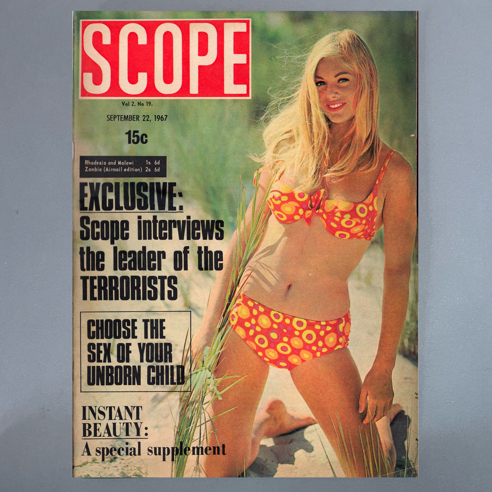 Scope magazine  Issue 22 Sept 1967 (Vol2. No.19)