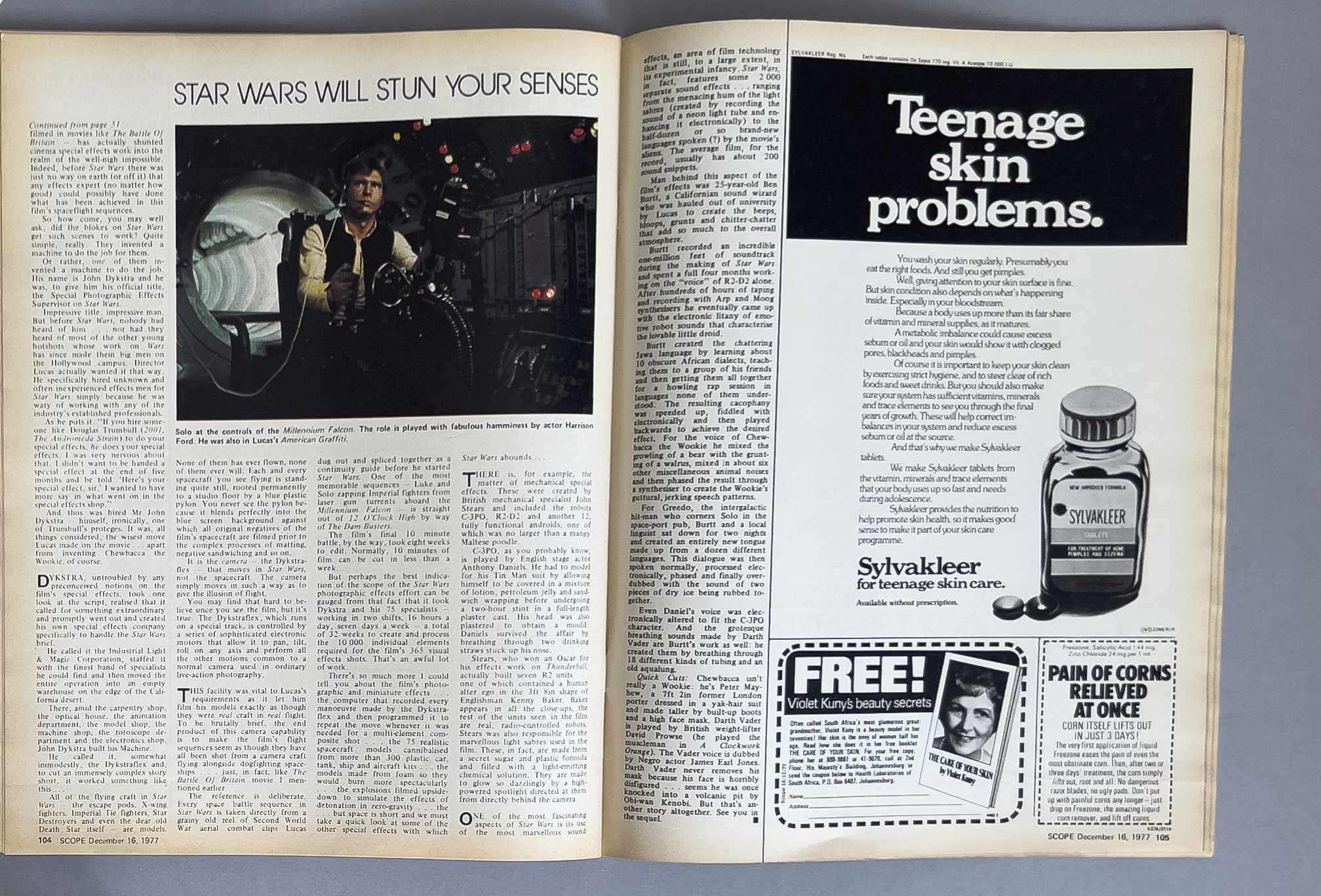 Skin problems, Print ad
