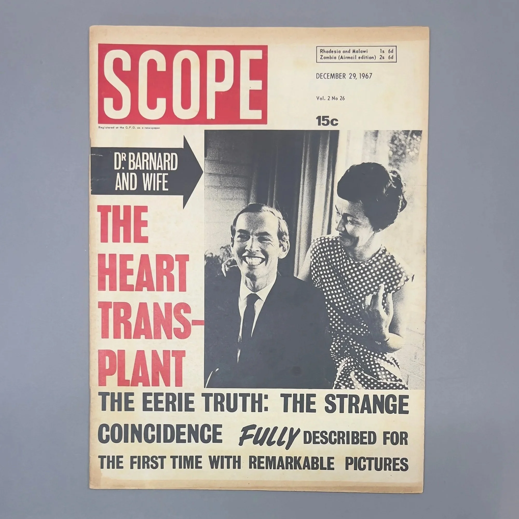 Scope magazine Issue 29 Dec 1967 (Vol2. No26.)