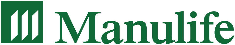 Manulife logo in green with stylized 'M' icon.