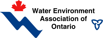 Logo featuring a red maple leaf, a blue zigzag line, and a small blue bear face.