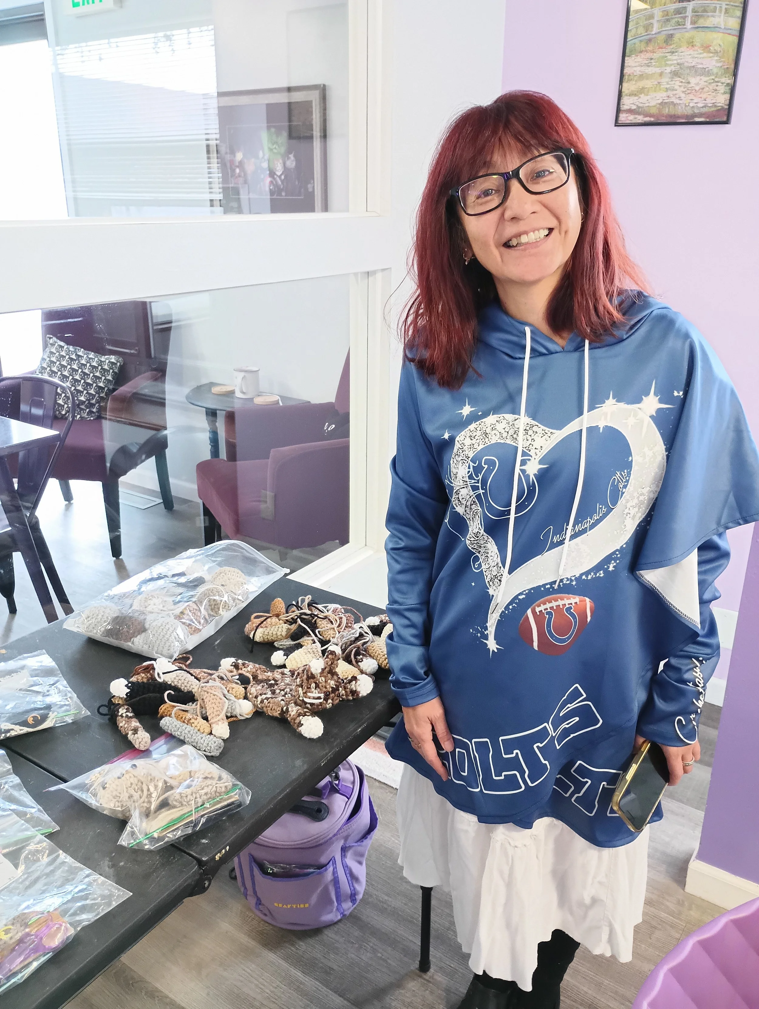 Cat Coaster Crochet Event with Kits