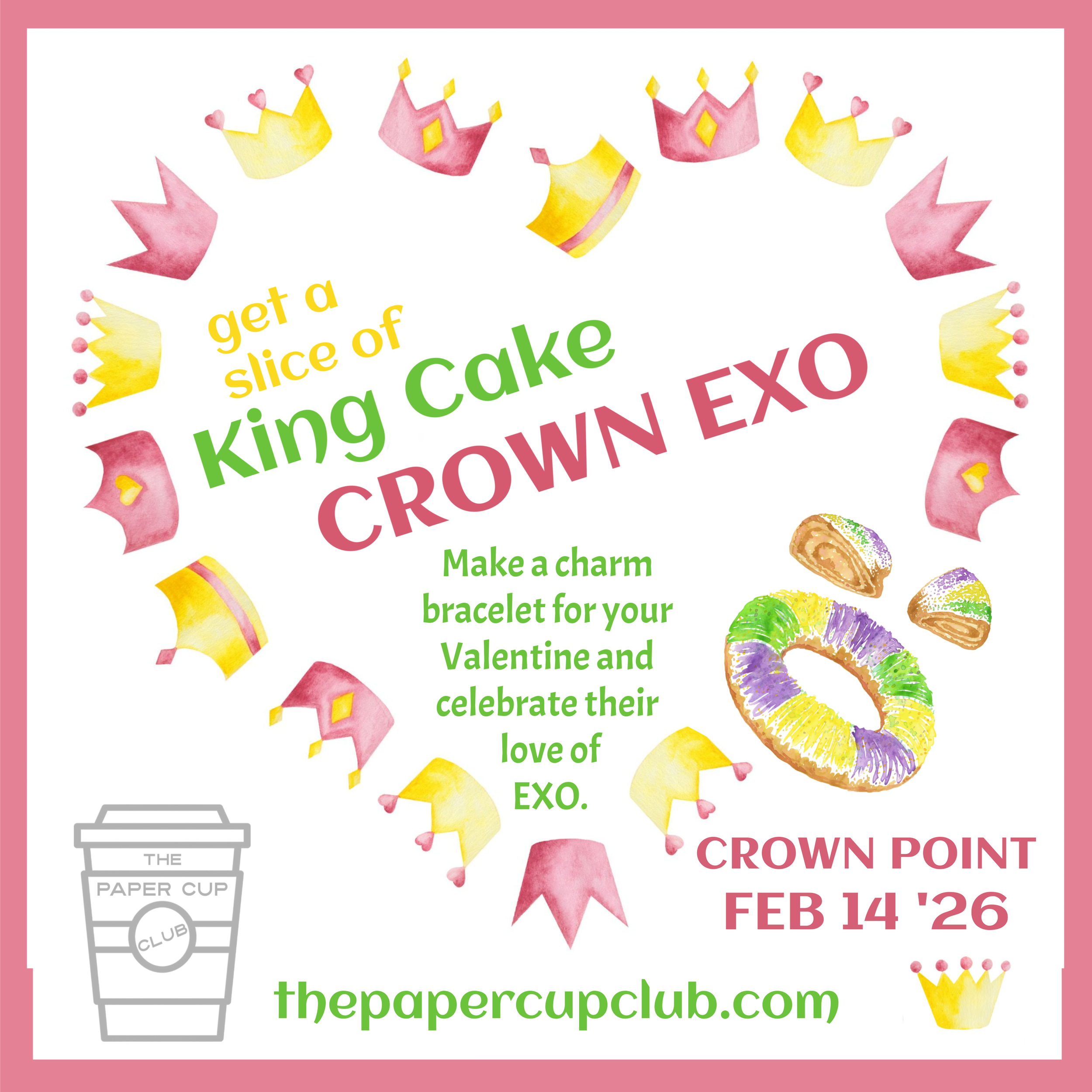 King Cake 'CROWN' EXO