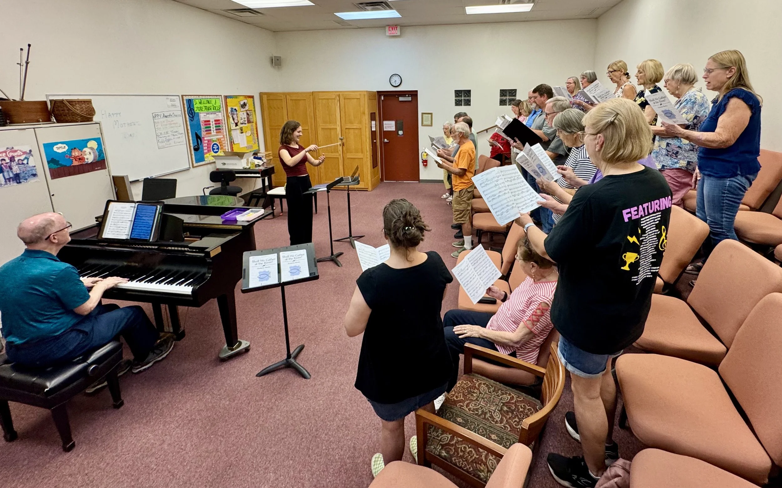 Mesa FPC Choir rehearsal, 2025