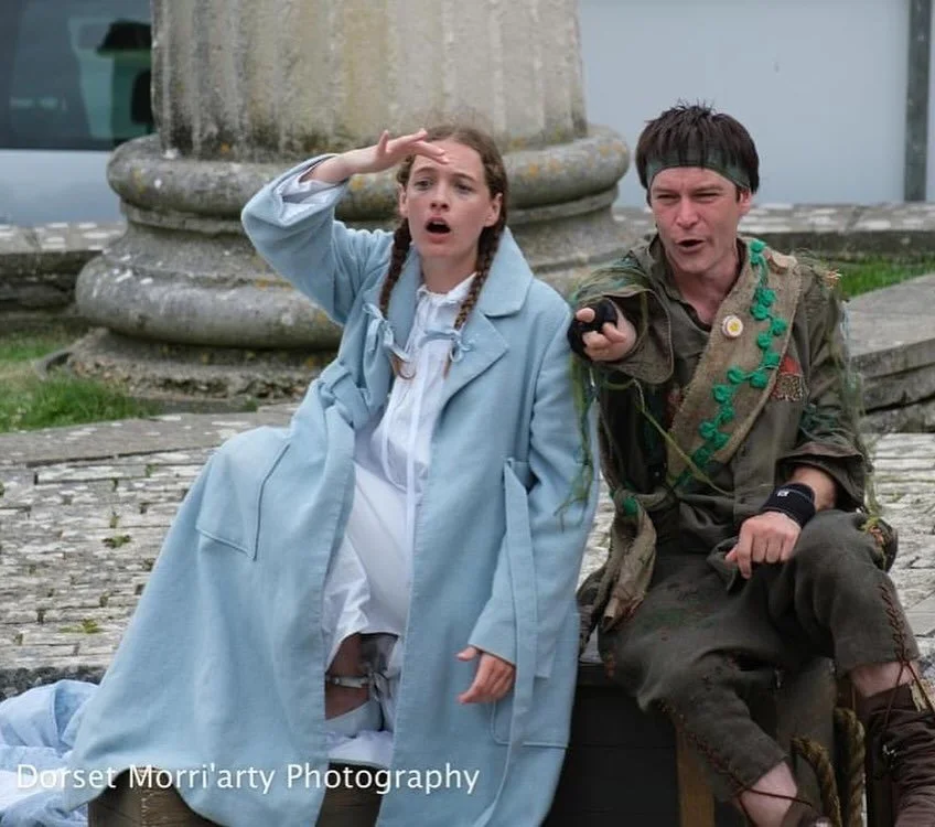 Lovely to see Wendy&rsquo;s coat in action for @sisataopenairtheatre 🤍🩵

#costume #tailoring #costumemaker #peterpan