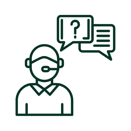 Customer service icon for free Titan Construction Group concrete estimates.