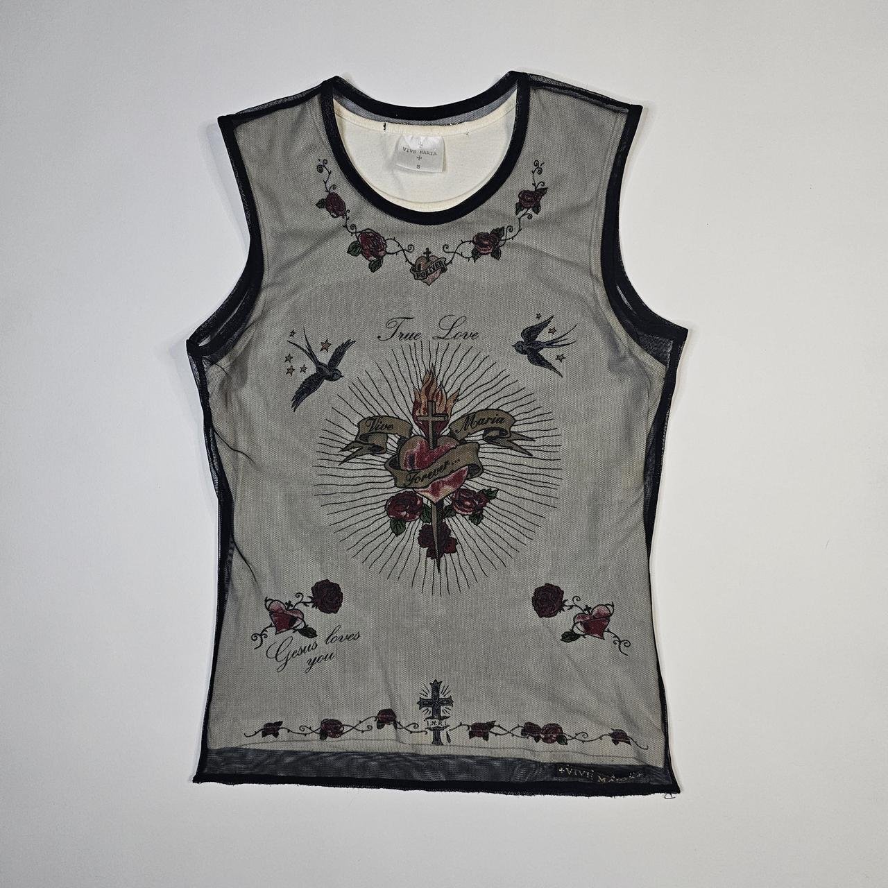 vintage vive maria true love layered top