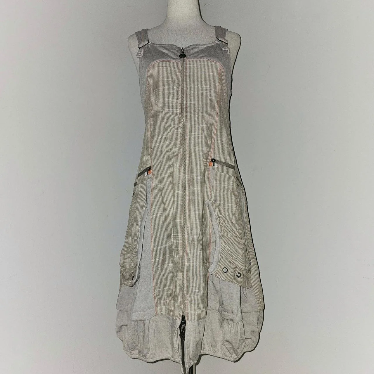 french vintage cargo utility cyber grunge dress