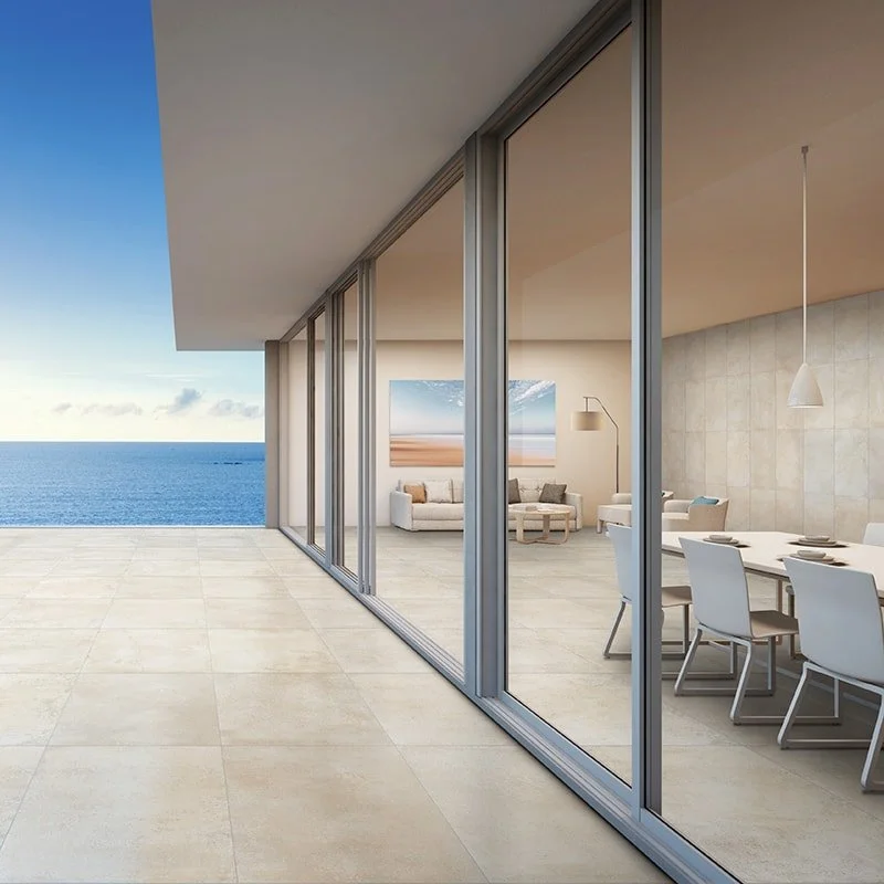 Sahara Sand Concrete Look Porcelain Tile-RoomScene.jpg
