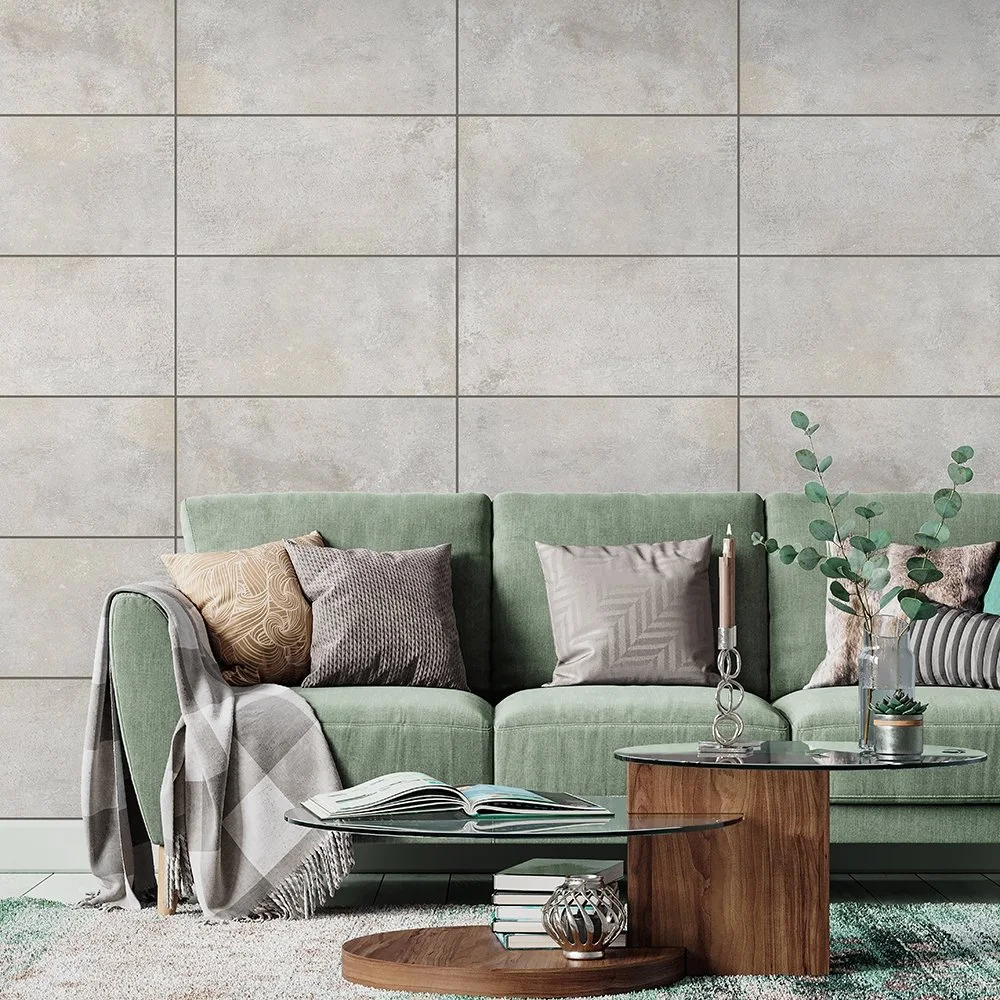 New York Light Gray Concrete Look Porcelain Tile-RoomScene2.jpg