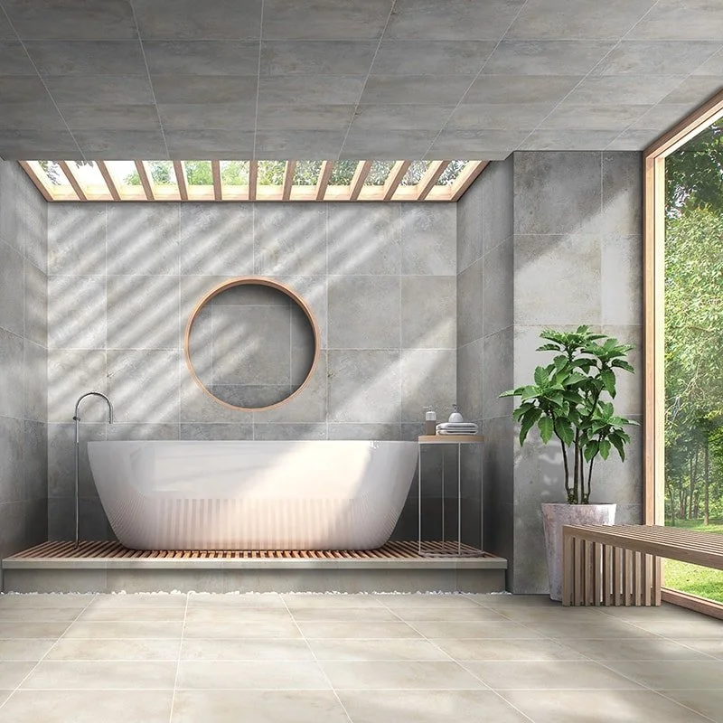 Sahara Sand Concrete Look Porcelain Tile