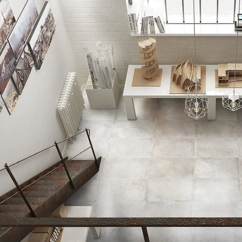 New York Light Gray Concrete Look Porcelain Tile