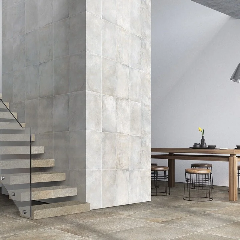 New York Light Gray Concrete Look Porcelain Tile-RoomScene.jpg