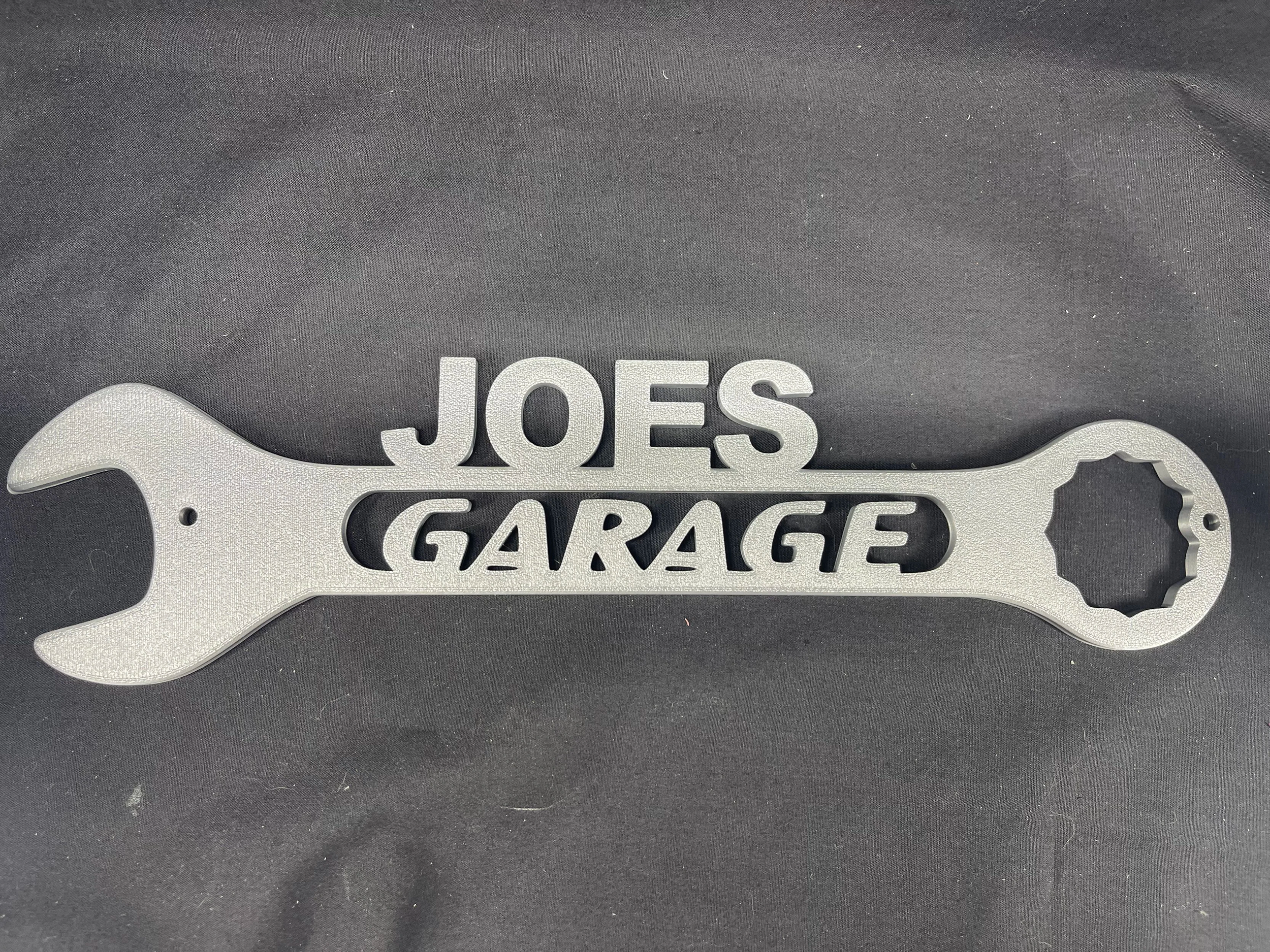 Customizable 3D-Printed Garage Sign-IN00105