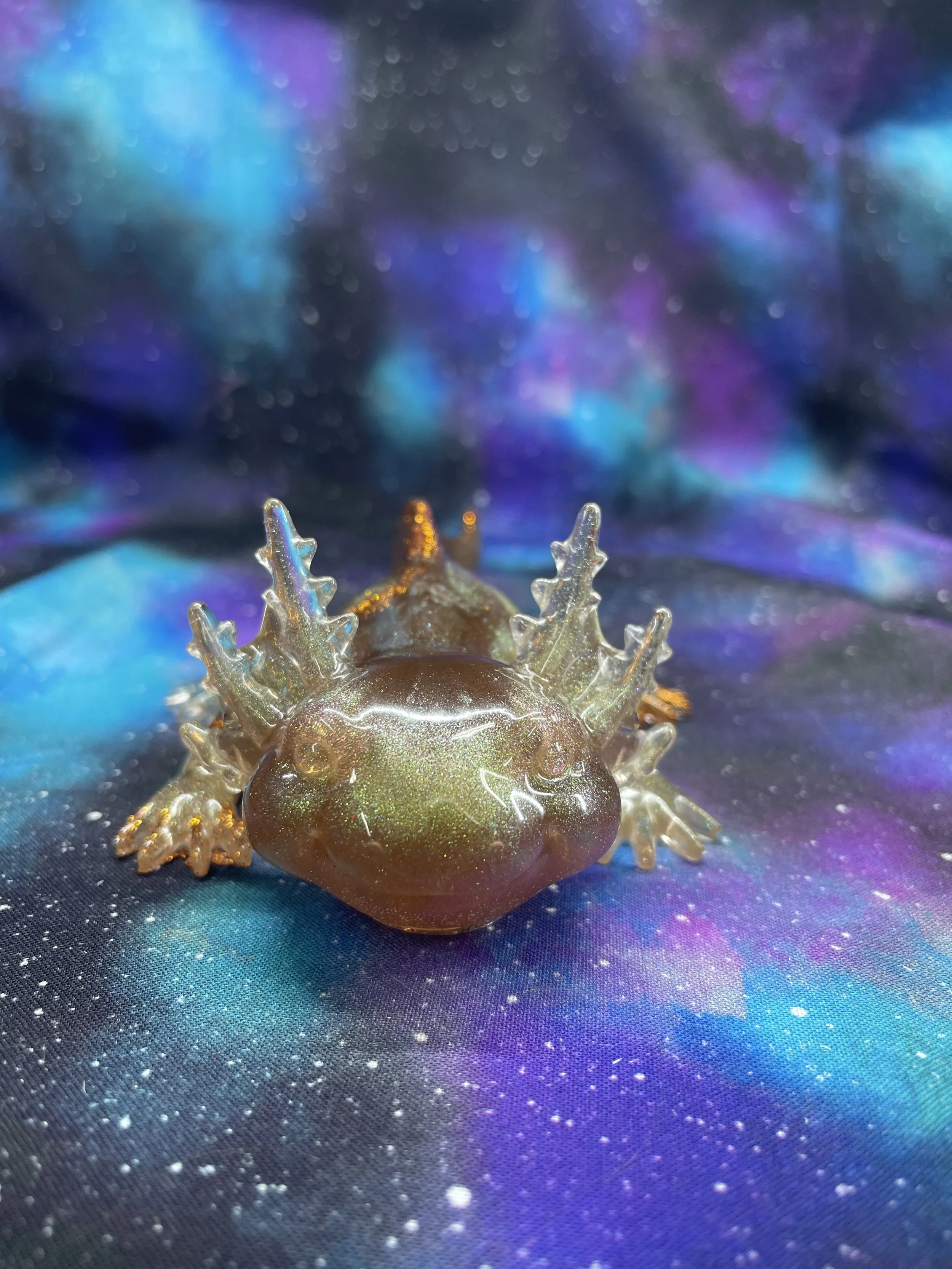 Galaxy Axolotl Epoxy Figurine-IN0123