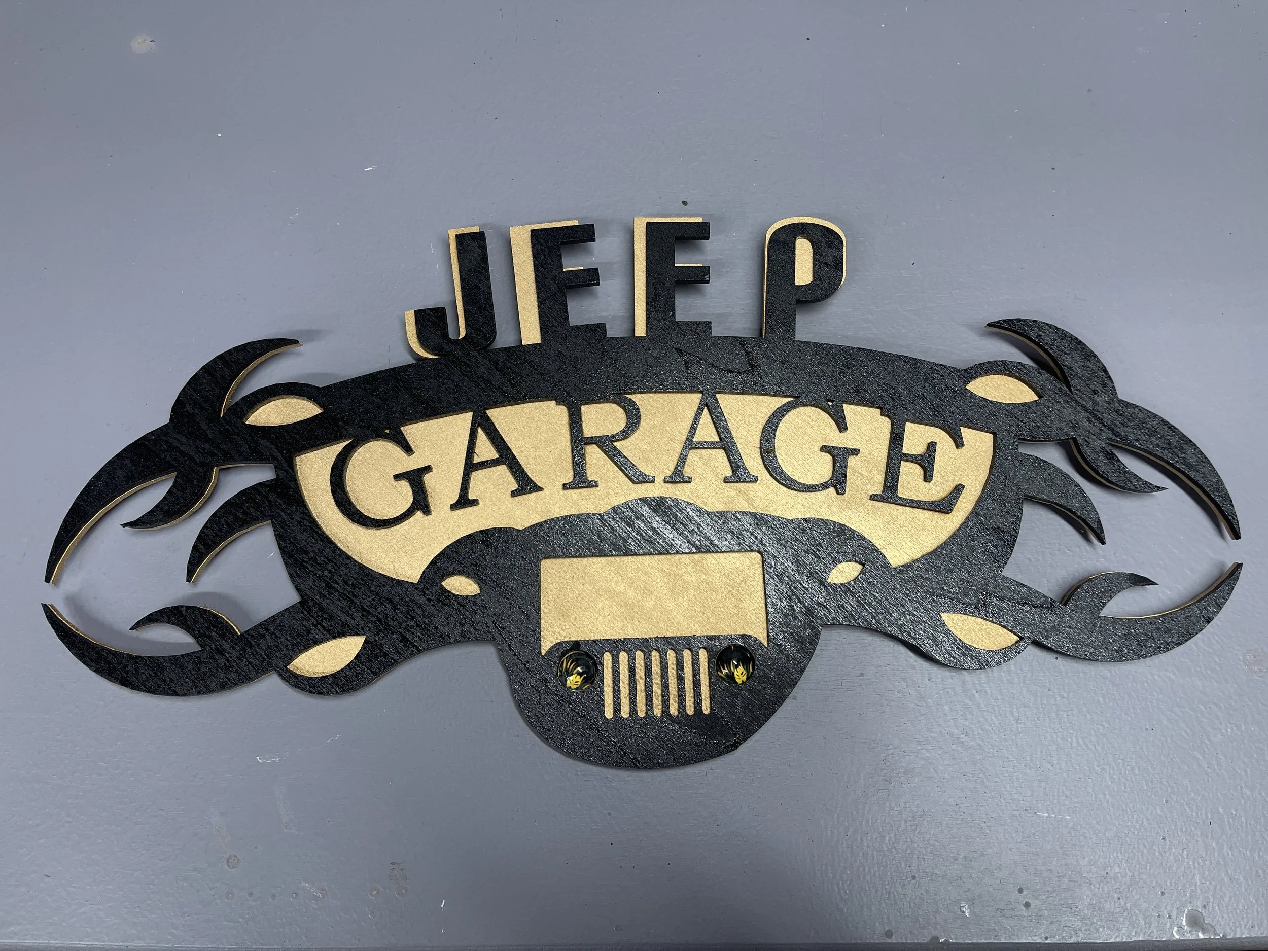 JEEP GARAGE SIGN-IN0053