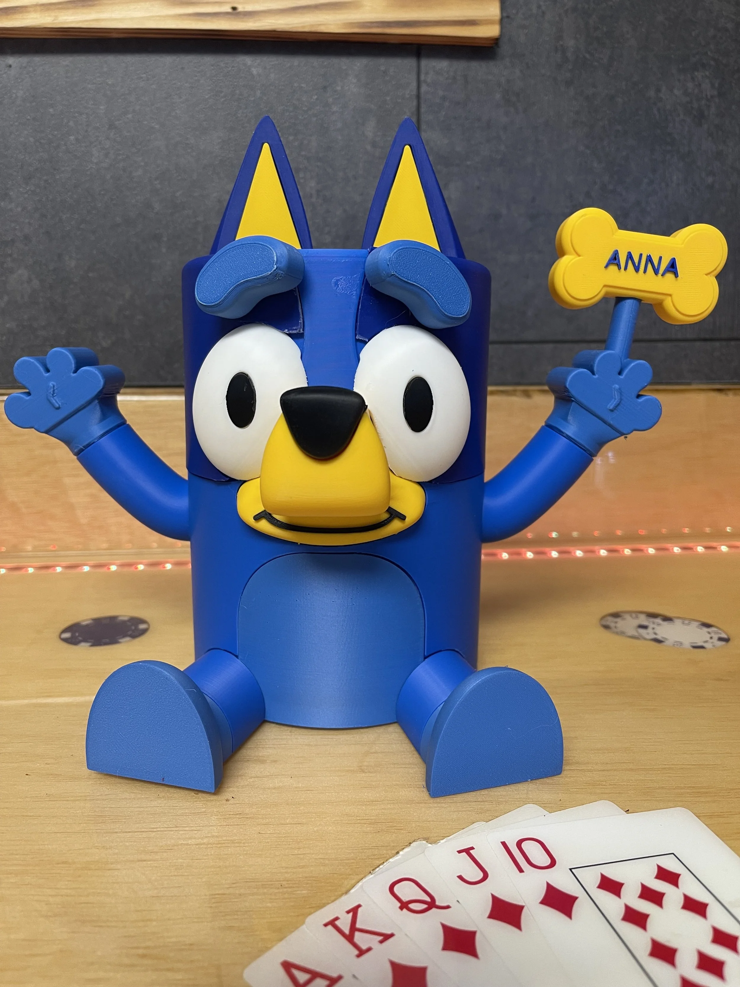 Bluey 3D-Printed Personalized Bank-IN0099